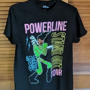 Disney 1995 Goofy PowerLine Movie T-shirt Size M